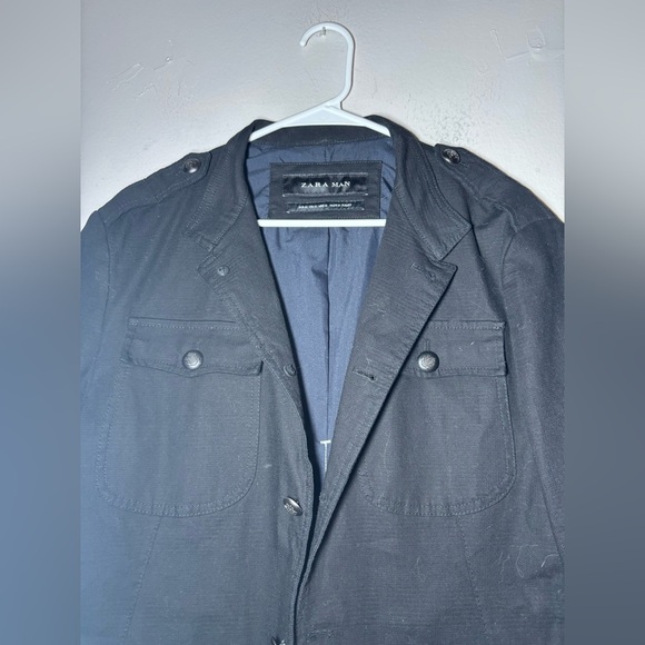 Zara man black blazer/jacket size M - Picture 4 of 6